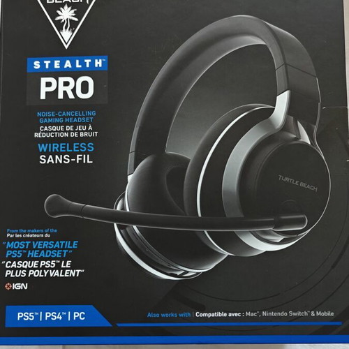 Turtle Beach Stealth Pro wireless gaming headset like new