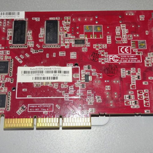 Sapphire ATI 9250 AGP 256MB graphics card used