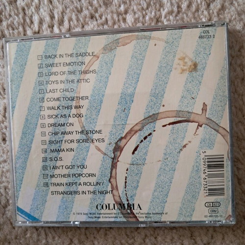 Aerosmith live bootleg CD like new, rock