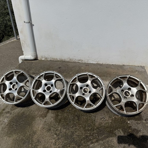 TSW 15 Inch Rims 4x100 Used, One Needs Repair, 7 Width