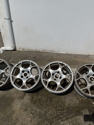 TSW 15 Inch Rims 4x100 Used, One Needs Repair, 7 Width