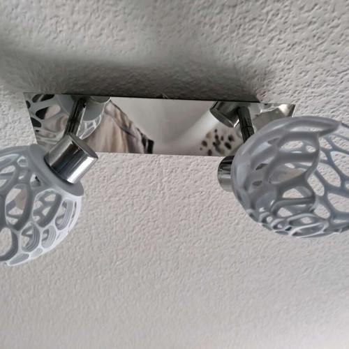 Modern Organic Design ceiling light new, white