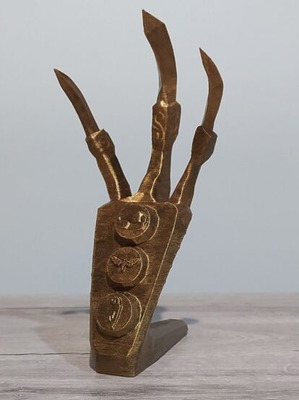 Skyrim Gold Dragon Claw φιγούρα 3D printed, 20 εκατοστά, καινούργιο