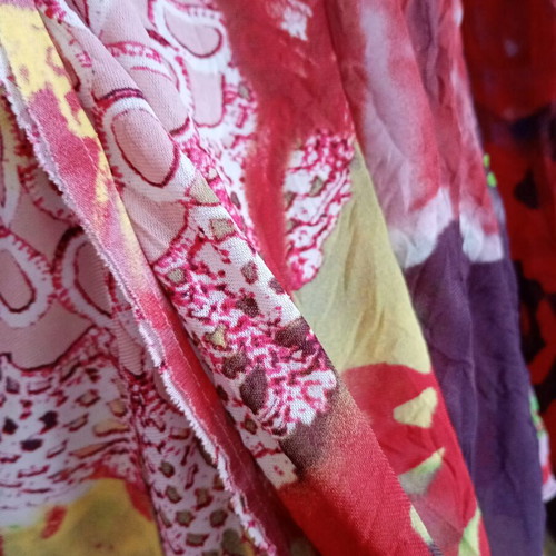 Vintage Y2K Creola shirt colourful printed pattern, like new, size 42