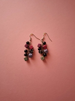 Dice earrings new Claire's