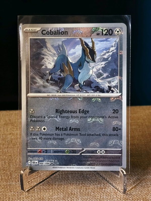 Pokemon Cobalion card new BLK066/086 Masterball