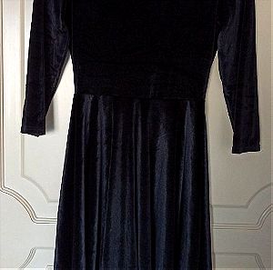 Εξώπλατο φόρεμα βελούδινο Fullah Sugah - L