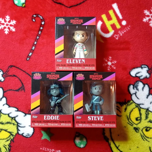 Stranger Things Chase σετ 3 φιγούρων καινούργιο (Eddie, Eleven, Steve)