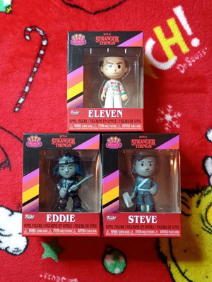 Stranger Things Chase σετ 3 φιγούρων καινούργιο (Eddie, Eleven, Steve)
