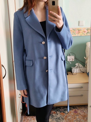 Paranoia coat new, turquoise, size Medium
