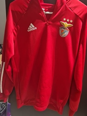 Adidas hoodie for boys like new, red