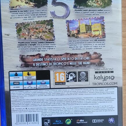 Tropico 5 Limited Day One Edition PS4 game, Europe version