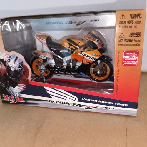 Honda RC212V Moto GP 2007 Miniature Die-Cast Model New