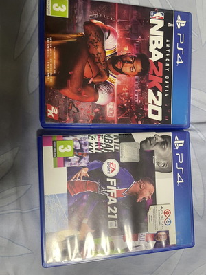PlayStation 4 sports games used, pack of two with boxes