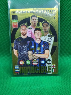 Invincible 5 Golden Card Panini FIFA Club World Cup 2025 new
