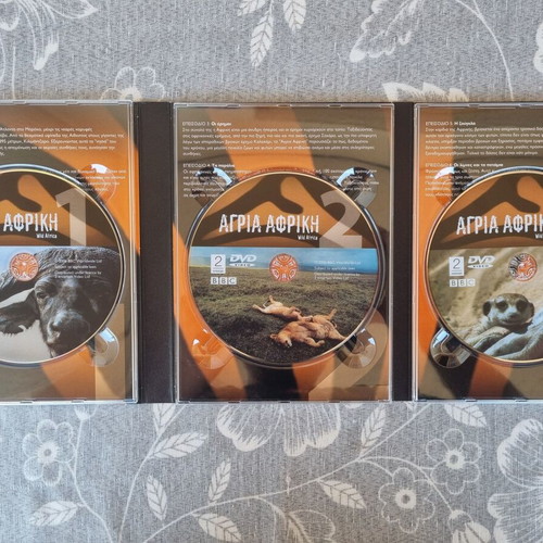 Wild Africa BBC documentary 3 DVD box set like new