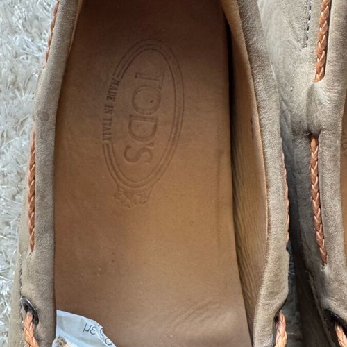 Tod's Loafers Mens Size 41.5 Used Beige