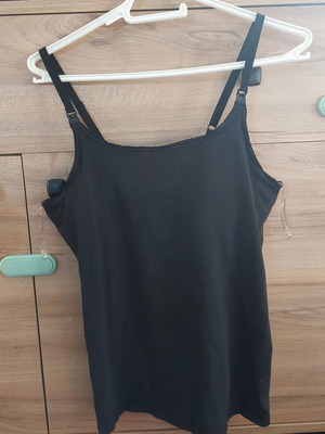 Prémaman maternity and nursing tank top size L like new black