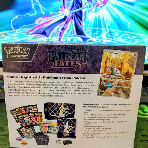 ETB Paldean Fates Scarlet & Violet new