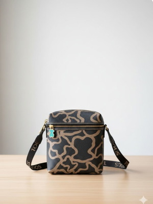 Tous cross body bag like new, black and beige
