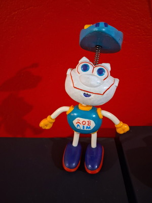 Rob Aim figure from the 1990s used