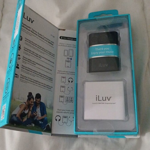 Bluetooth Audio Converter & Splitter iLuv new (Black)