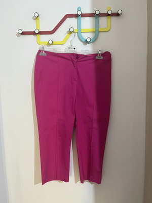 Φούξια/ροζ παντελόνι 3/4 Benetton
