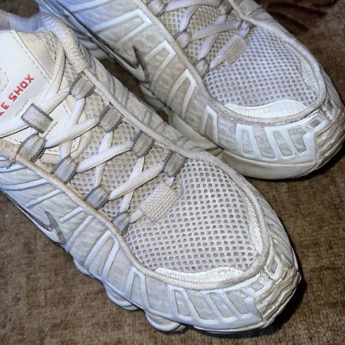 Nike TL Shox sneakers, size 43, white