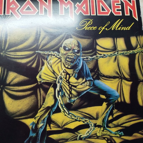 Iron Maiden Piece of Mind vinyl like new, metal