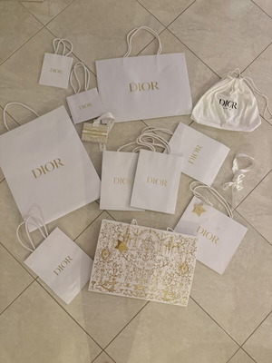Dior τσάντες σαν καινούργιο, σετ με μεταλλικό αστέρι