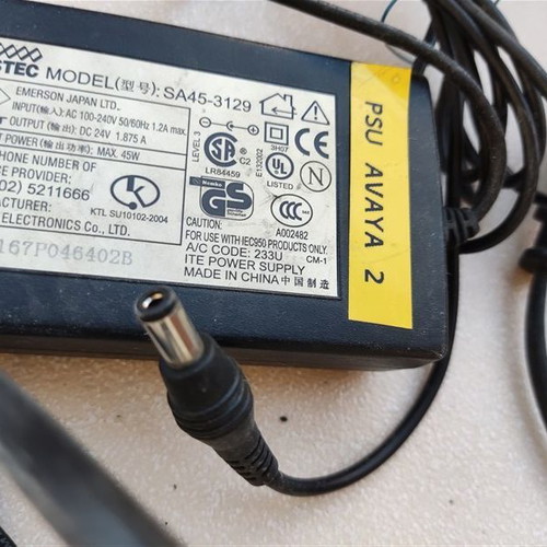 ASTEC Sa45-3129 AC Dc24v 1.875a transformer used