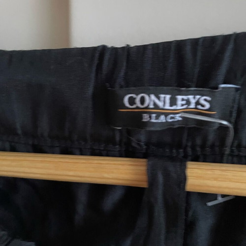 Conleys Black jogger pants Small with silver matte sequins like new