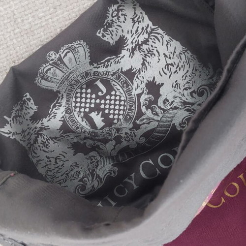 Juicy Couture Canvas Tote Bag like new, magenta with gold logo