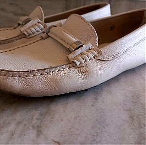 Tod's white loafers auth