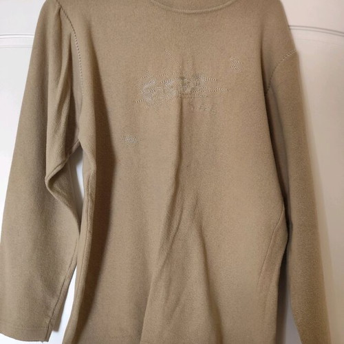 Men's blouse used, size L, beige