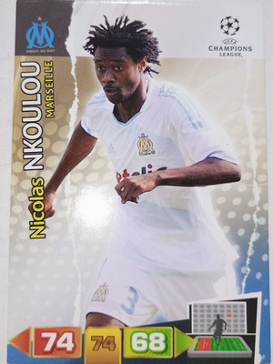 Nicolas Nkoulou Marseille collectible card used