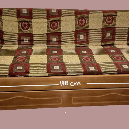 Sofa bed with extra sliding bed like new