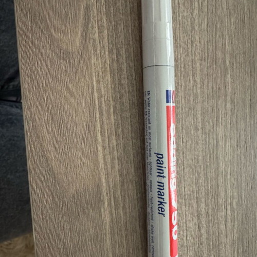 Edding 750 Oil Marker White New, Permanent
