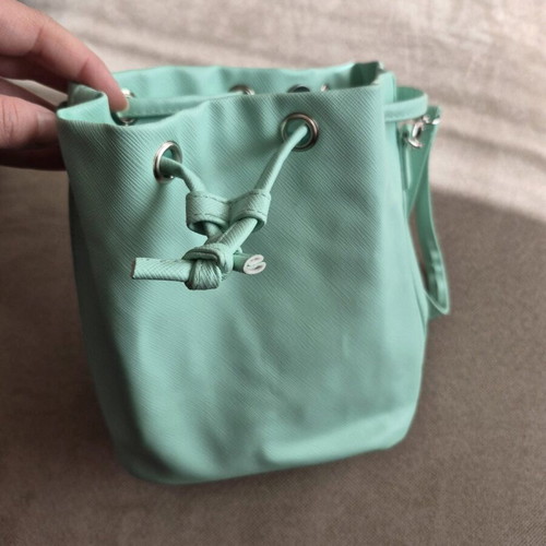 Mini bag Vichy mint like new with wrist strap