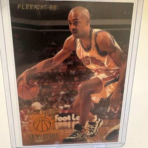 NBA card Grant Hill rookie Fleer 1995 like new