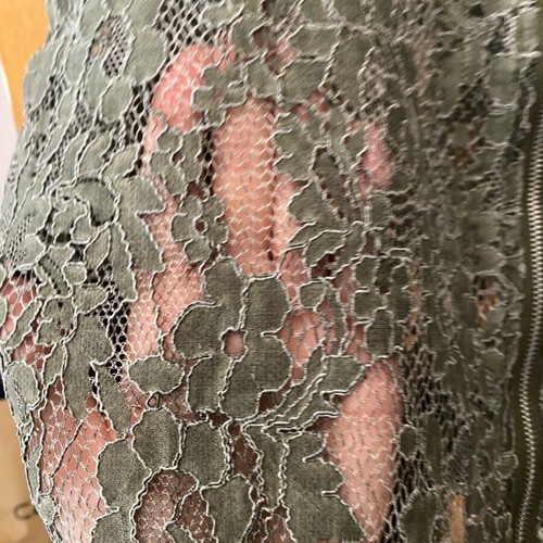 Zara lace jacket khaki like new