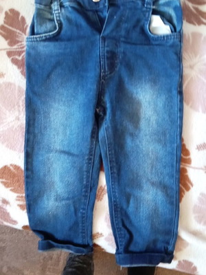 Baby boy jeans like new, size 1 year