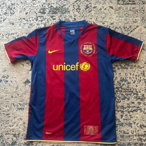 Barcelona 2007/08 Henry jersey used, kids XL