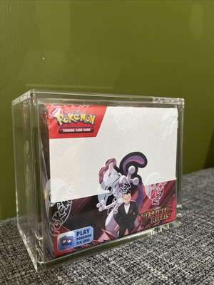 Pokemon Destined Rivals αγγλικό booster box σφραγισμένο με ακρυλικό κουτί