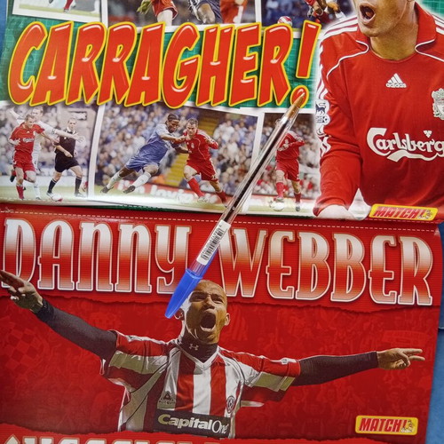 Match Football Magazine issue 21-27/11/2006 like new with Everton poster