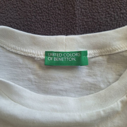 Benetton kids t-shirt 140 cm like new, white