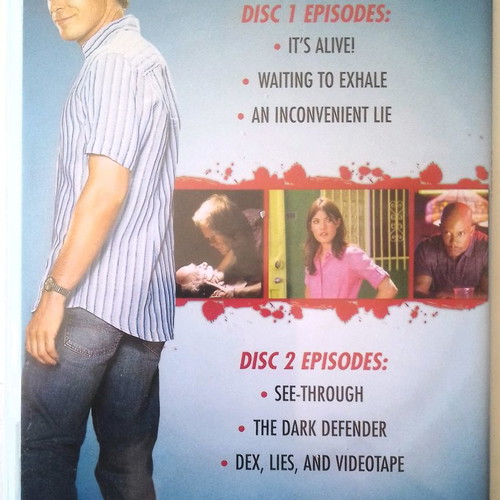 Dexter second season DVD discs 1&2 used with English subtitles