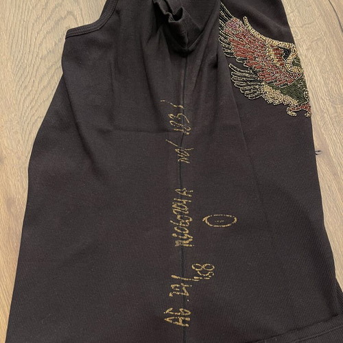 Wisch T-shirt like new, dark brown, size M