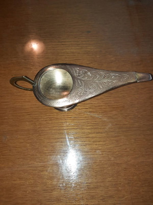 Λιχνάρι μπρούτζινο με σπασμένο χερούλι, 14cm