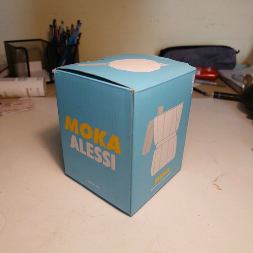 Mokka Alessi espresso coffee maker, new, model DC06/1